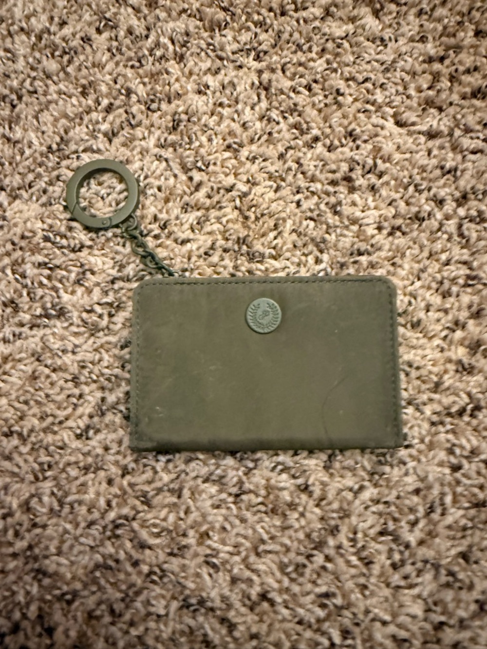 Victoria's Secret Olive Green Keychain Wallet
